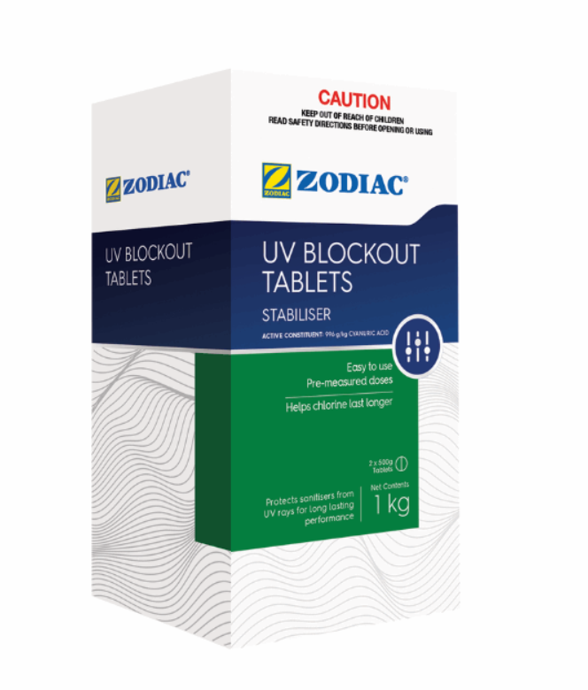 ZODIAC UV BLOCKOUT 1KG BOX